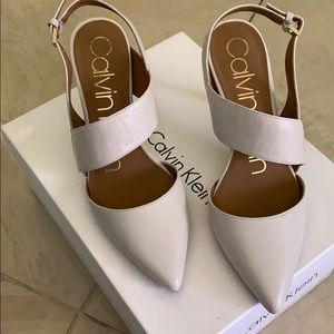 Calvin Klein Gianna Leather  Heeled